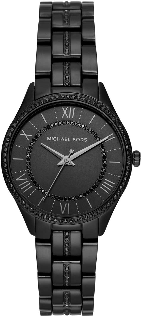 michael kors watch mk4337|Michael Kors Lauryn Quartz Black Dial Black Steel Strap Watch .